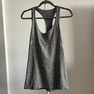 Pure Barre Gray Racerback Tank Top Relaxed Fit